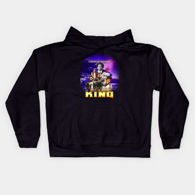 Chadwick Boseman Kids Hoodie by H.M.I Designz